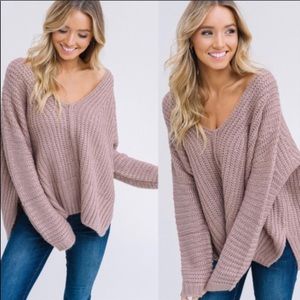 Nude Colored Knit Sweater